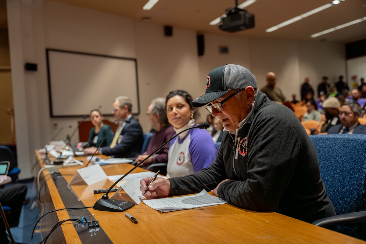 CGWU driver Joe testifying before CPUC